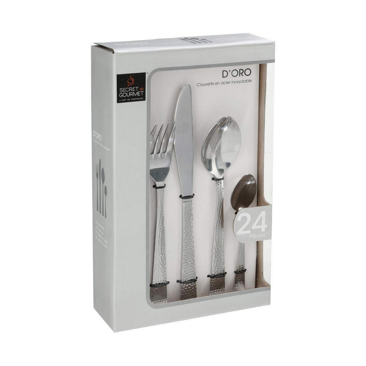 Bestick Secret de Gourmet D'ORO INOX 24 Delar - 2
