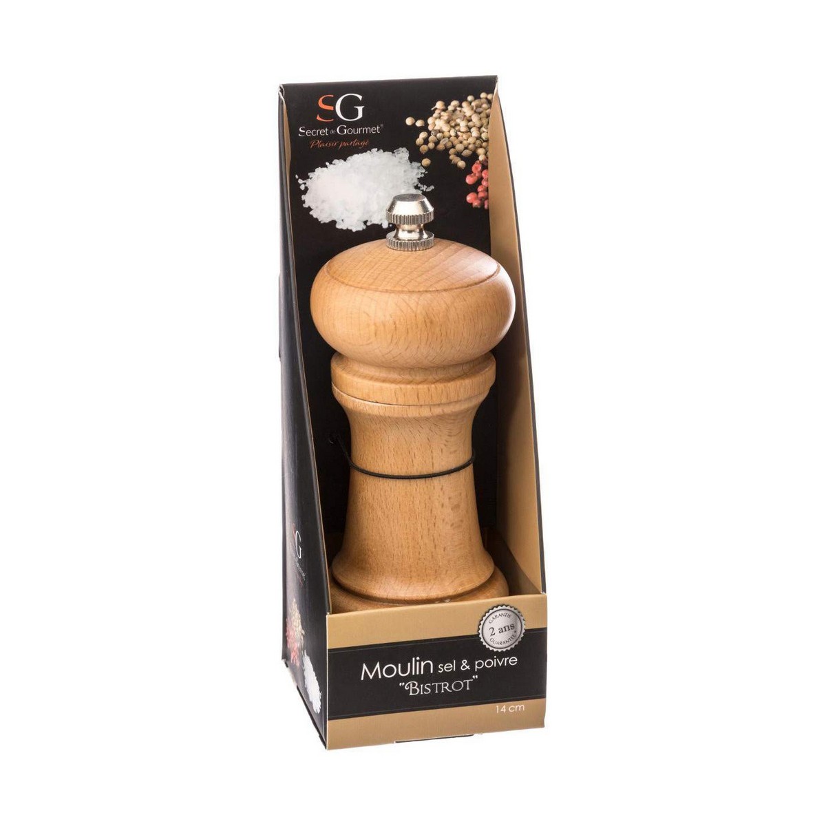 2 i 1 Salt och Peppar Kvarn Secret de Gourmet - 3