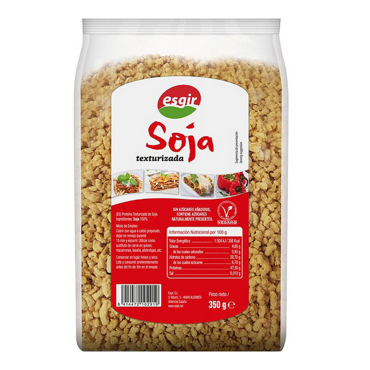 Texturised Soybeans Esgir (350 g) - 2