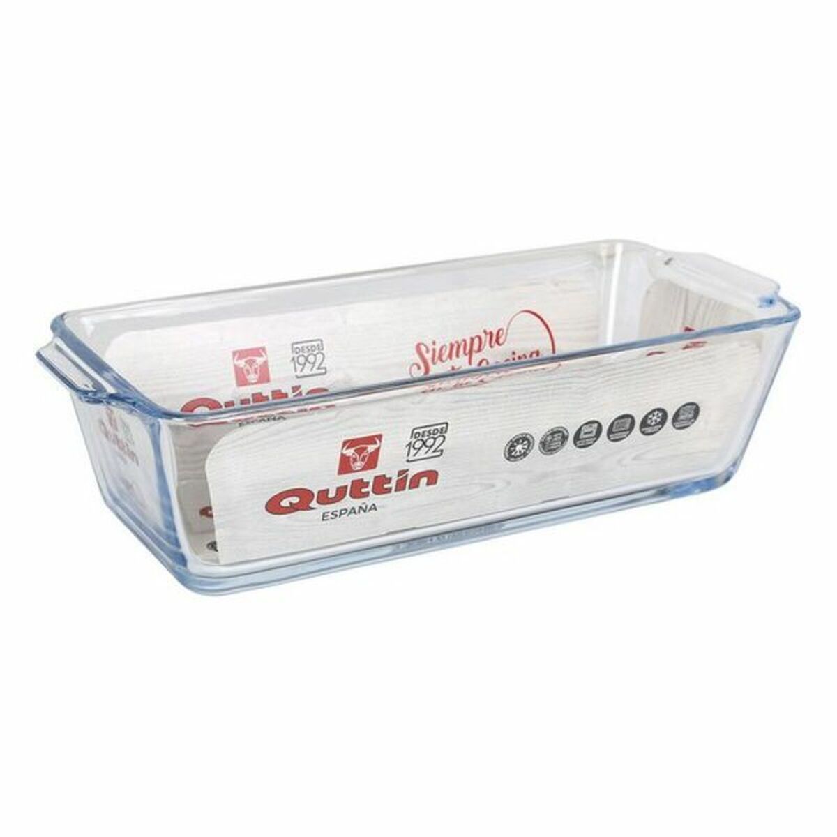 Servingsfat Quttin Glas Rektangulär (825 cc) - 3