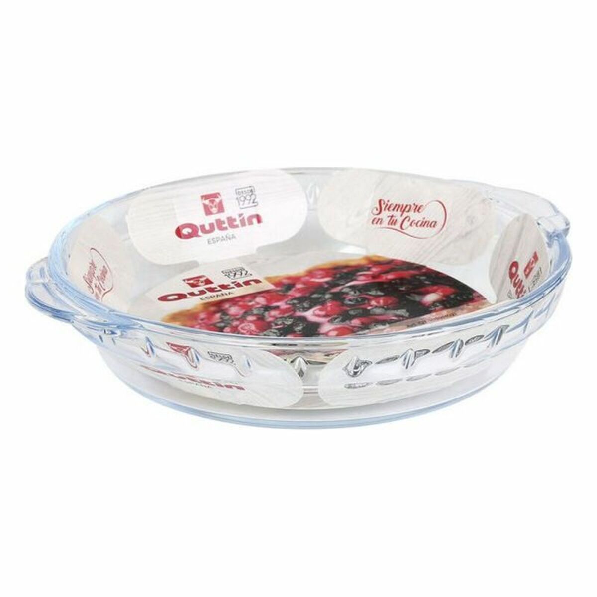 Servingsfat Quttin 8435476251533 Glas 20,2 x 17,8 x 3,8 cm (750 cc) - 3