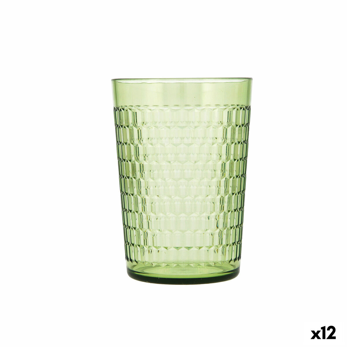 Glas Quid Viba Grön Plast 450 ml (12 antal) (Pack 12x) - 3