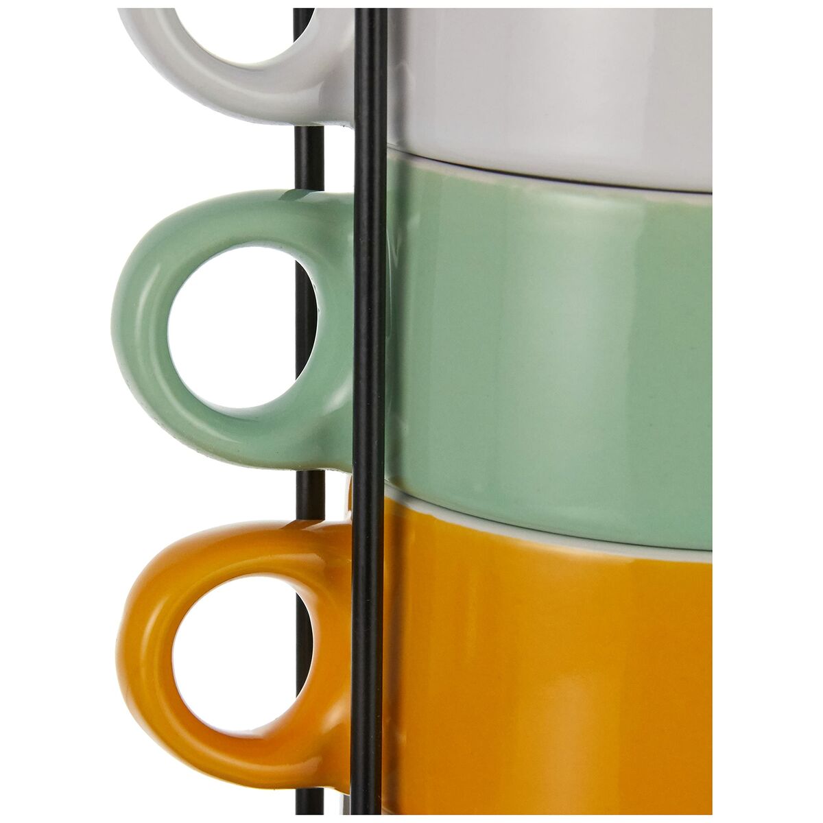 Set med 6 kaffekoppar Secret de Gourmet Med stöd - 2