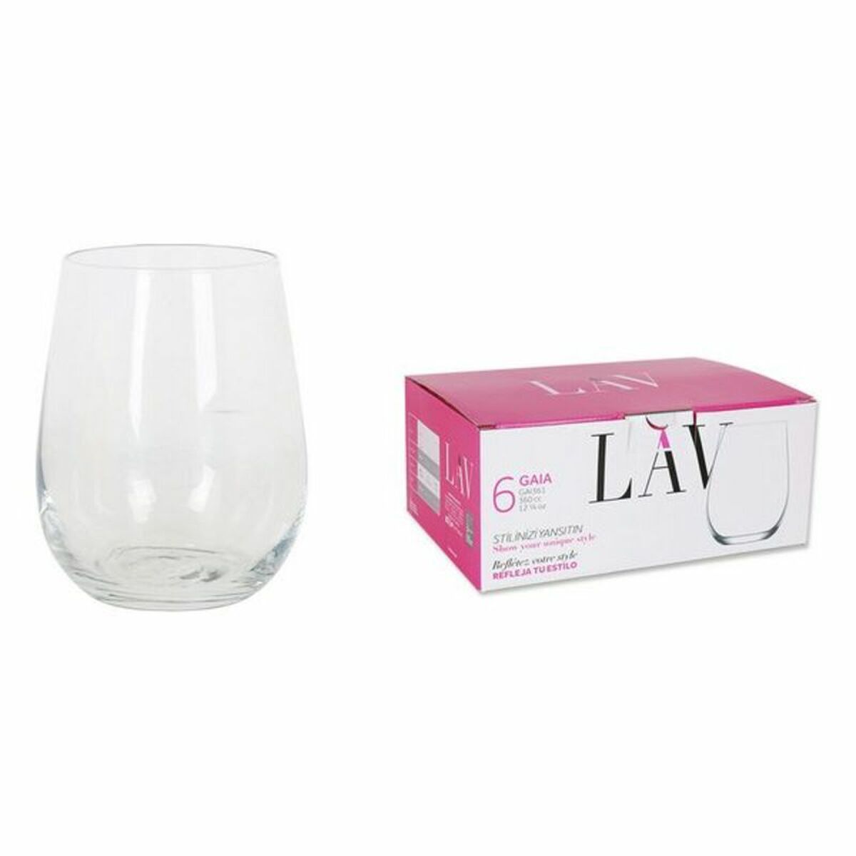 Glasset LAV Gaia (6 uds) (360 ml) - 3