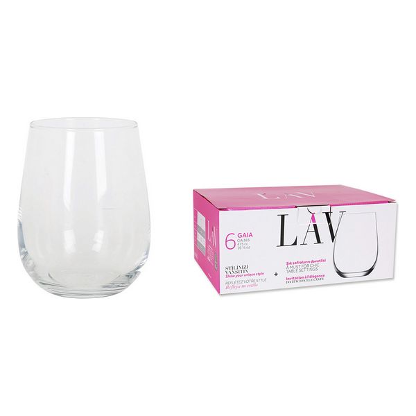 Glasset LAV Gaia (6 uds) (475 ml)