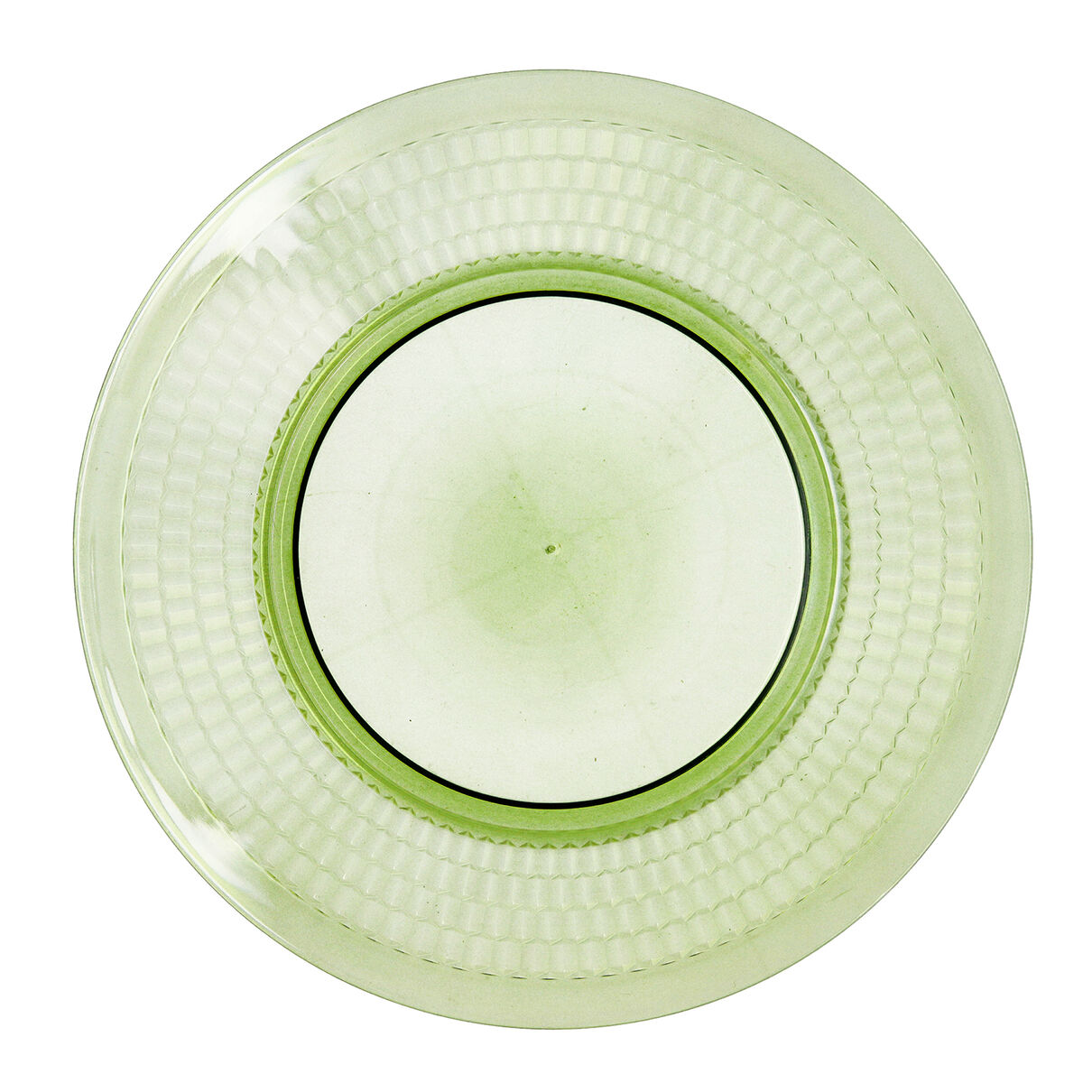 Platt skål Quid Viba Grön Plast Ø 27 cm 27 cm (12 antal) (Pack 12x) - 3