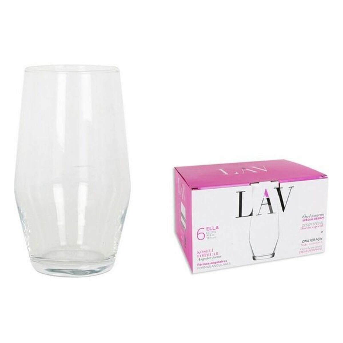 Glasset LAV Ella (6 uds) (495 ml) - 2