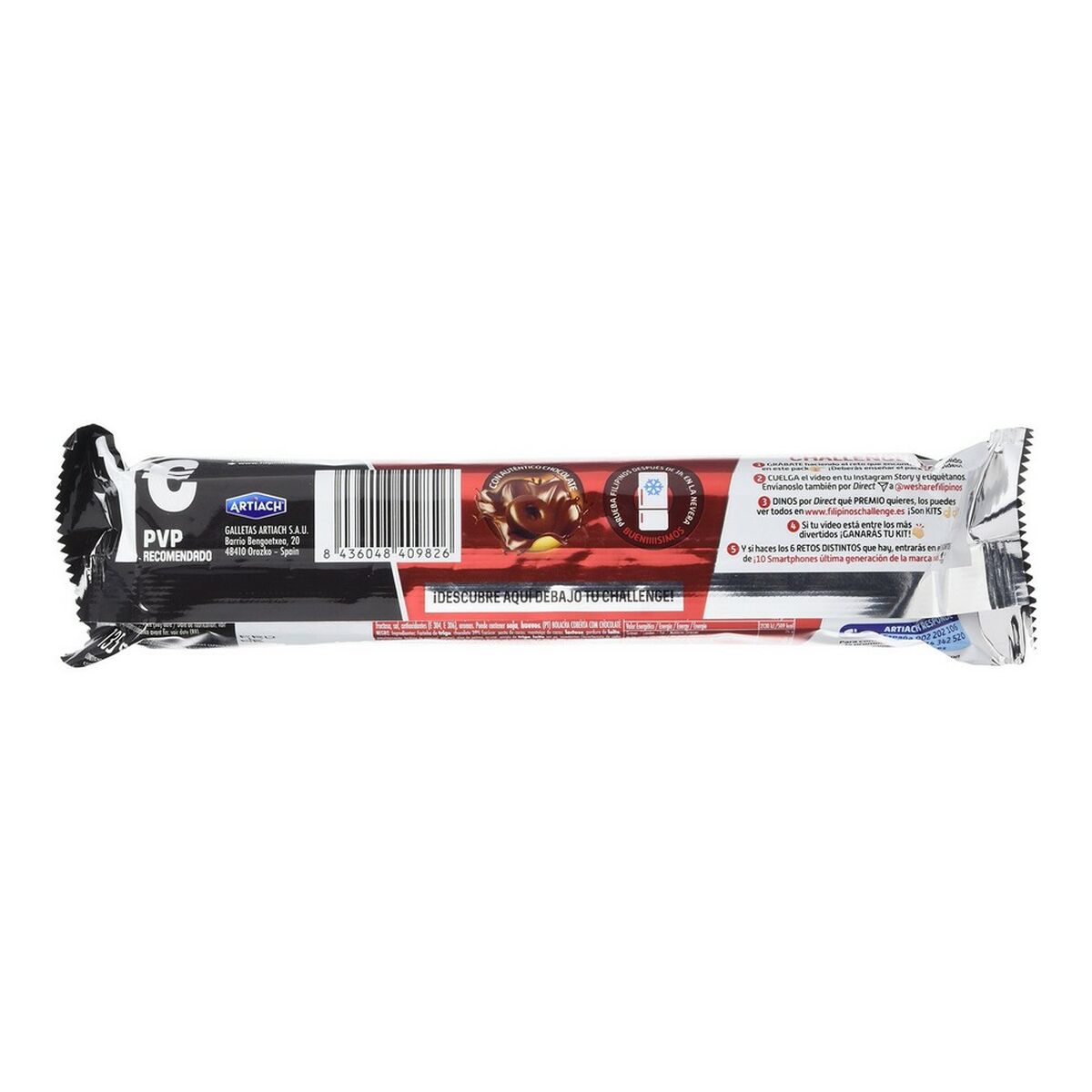Munkar Artiach Filipinos Chocolate Negro (100 g) - 4