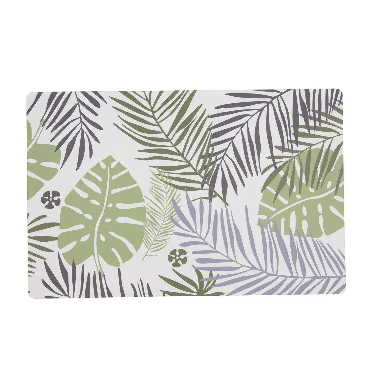 Bordsunderlägg Quid Habitat Blad Plast Multicolour 43 x 28 cm (Pack 12x)