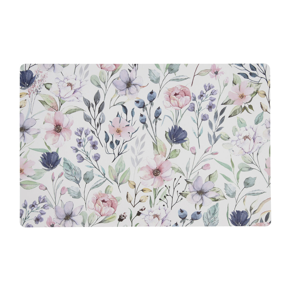 Bordsunderlägg Quid Habitat Virágok Plast Multicolour 43 x 28 cm (Pack 12x) - 3