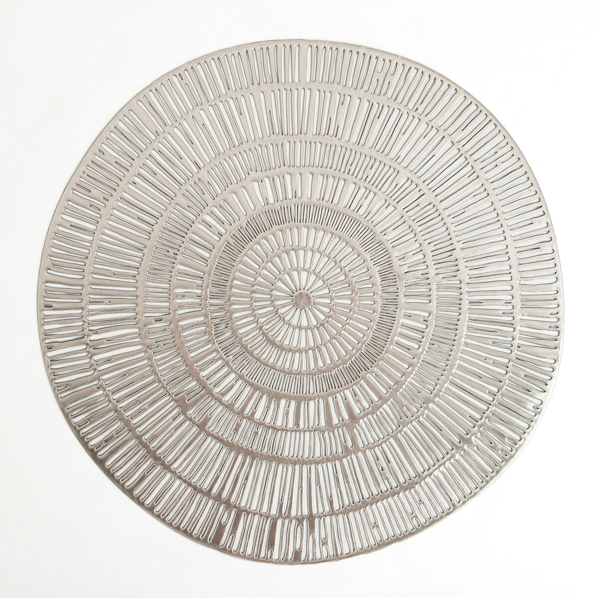 Underlägg Quid Habitat Spiral Silvrig 38 cm (Pack 12x) - 2