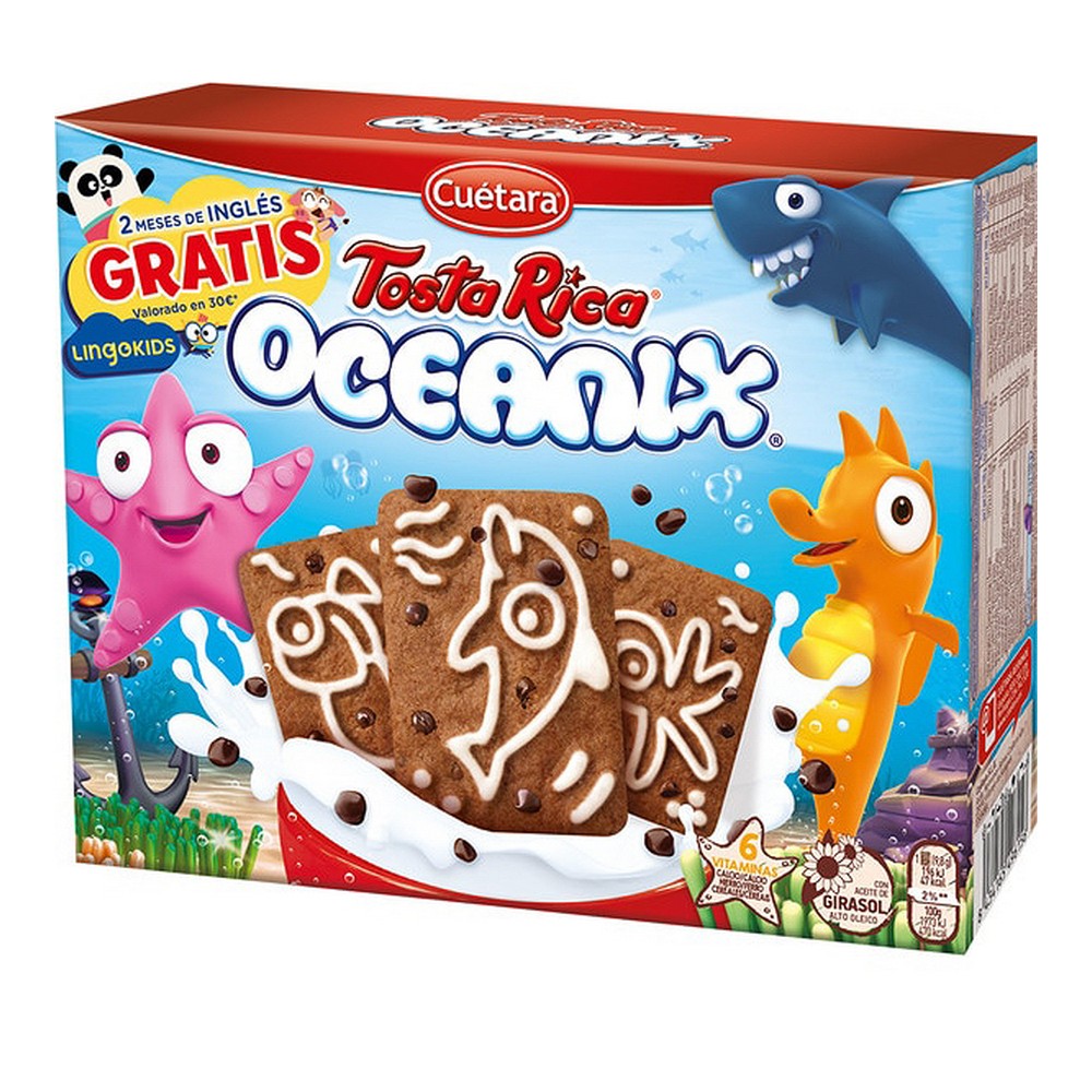 Kakor Cuetara Tostarica Oceanix (480 g) - 2