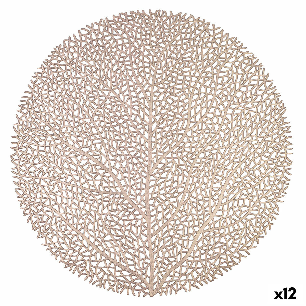 Underlägg Quid Habitat Träd Brons 38 cm (Pack 12x)