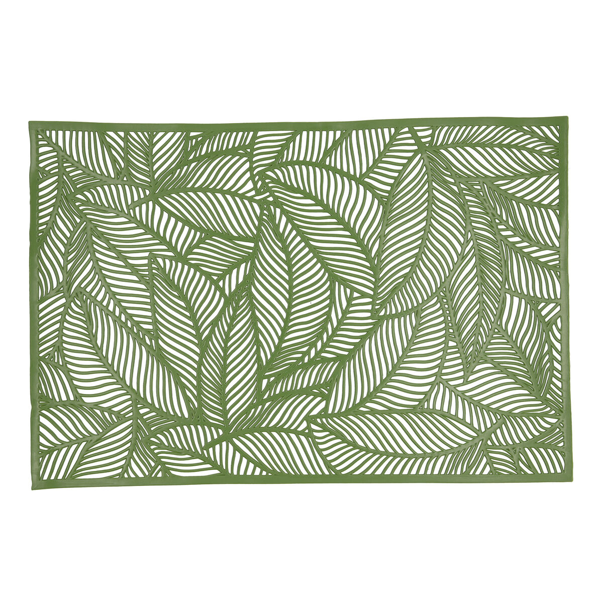 Bordsunderlägg Quid Habitat Blad Grön 30 x 45 cm (Pack 12x) - 3