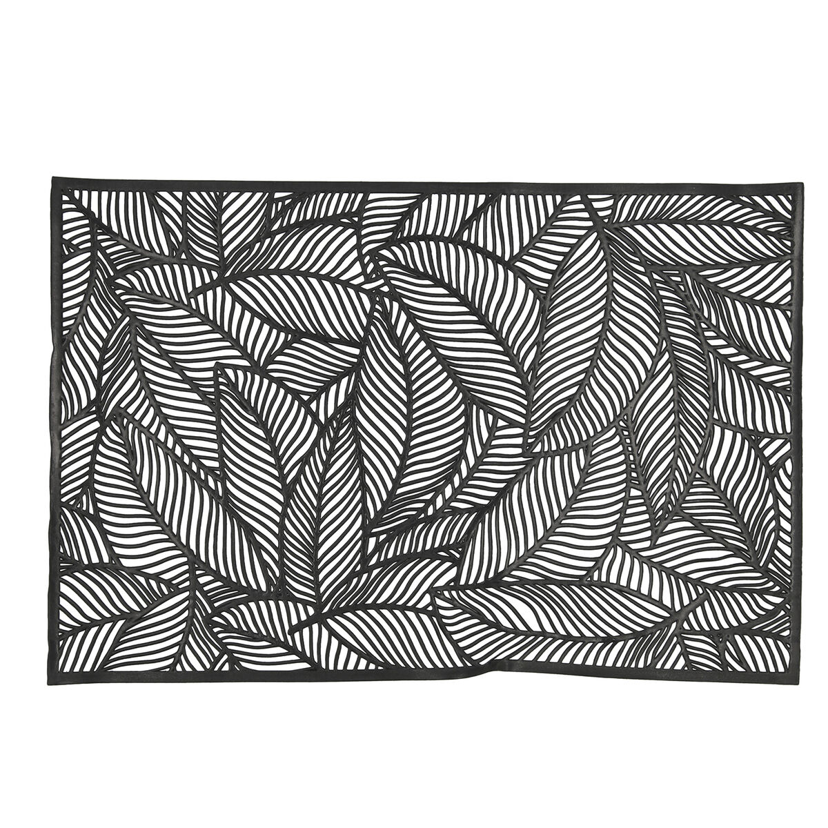 Bordsunderlägg Quid Habitat Blad Svart 30 x 45 cm (Pack 12x) - 3