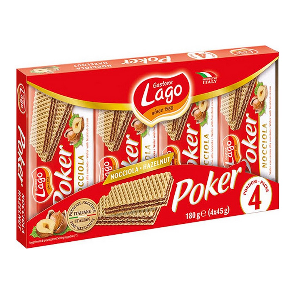 Kakor Lago Poker Choklad (4 x 45 g)