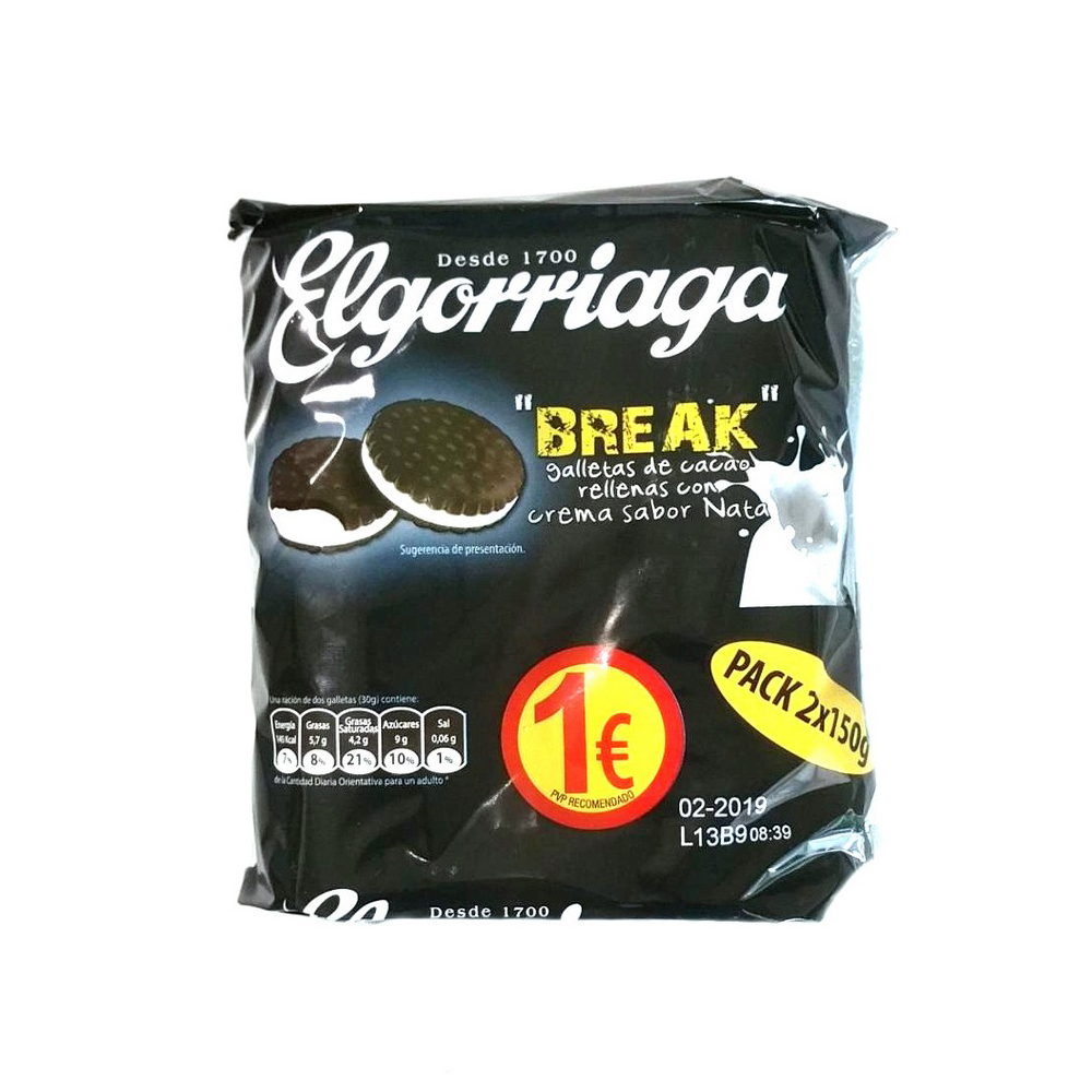 Kakor El Gorriaga Break Tjock Vaniljsås (150 g)