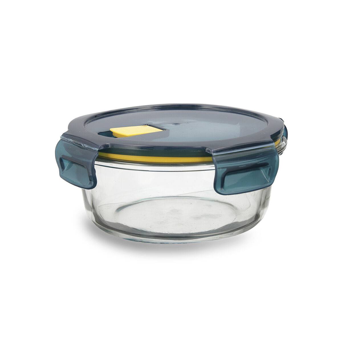 Hermetisk matlåda Quid Astral 620 ml 16 x 16 x 7 cm Blå Glas