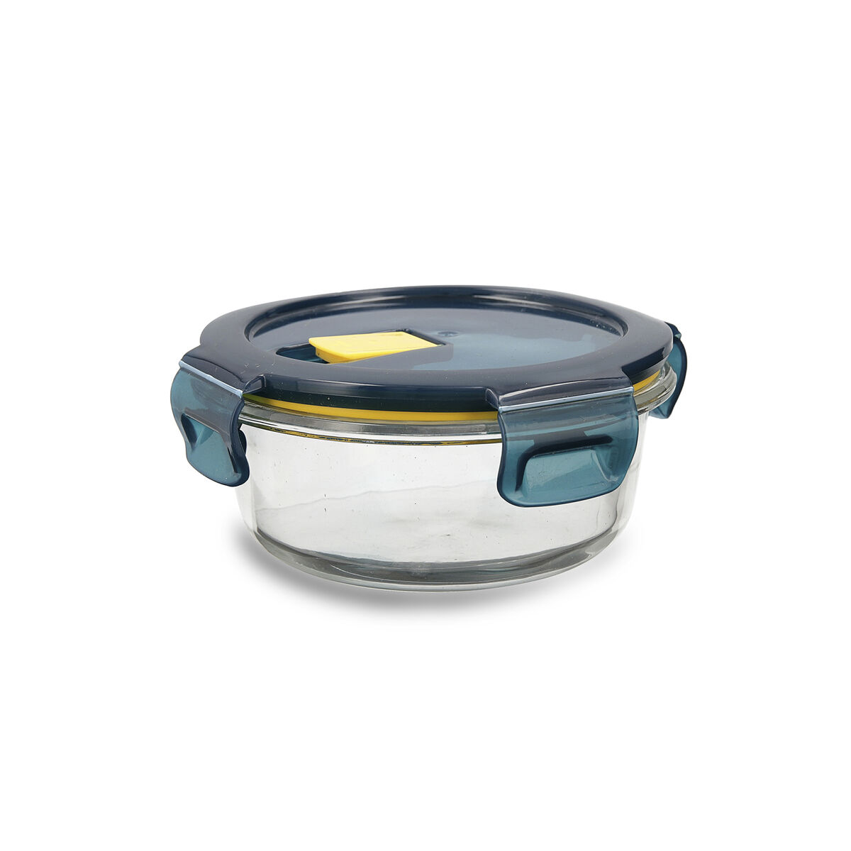 Hermetisk matlåda Quid Astral 400 ml 14 x 14 x 6 cm Blå Glas