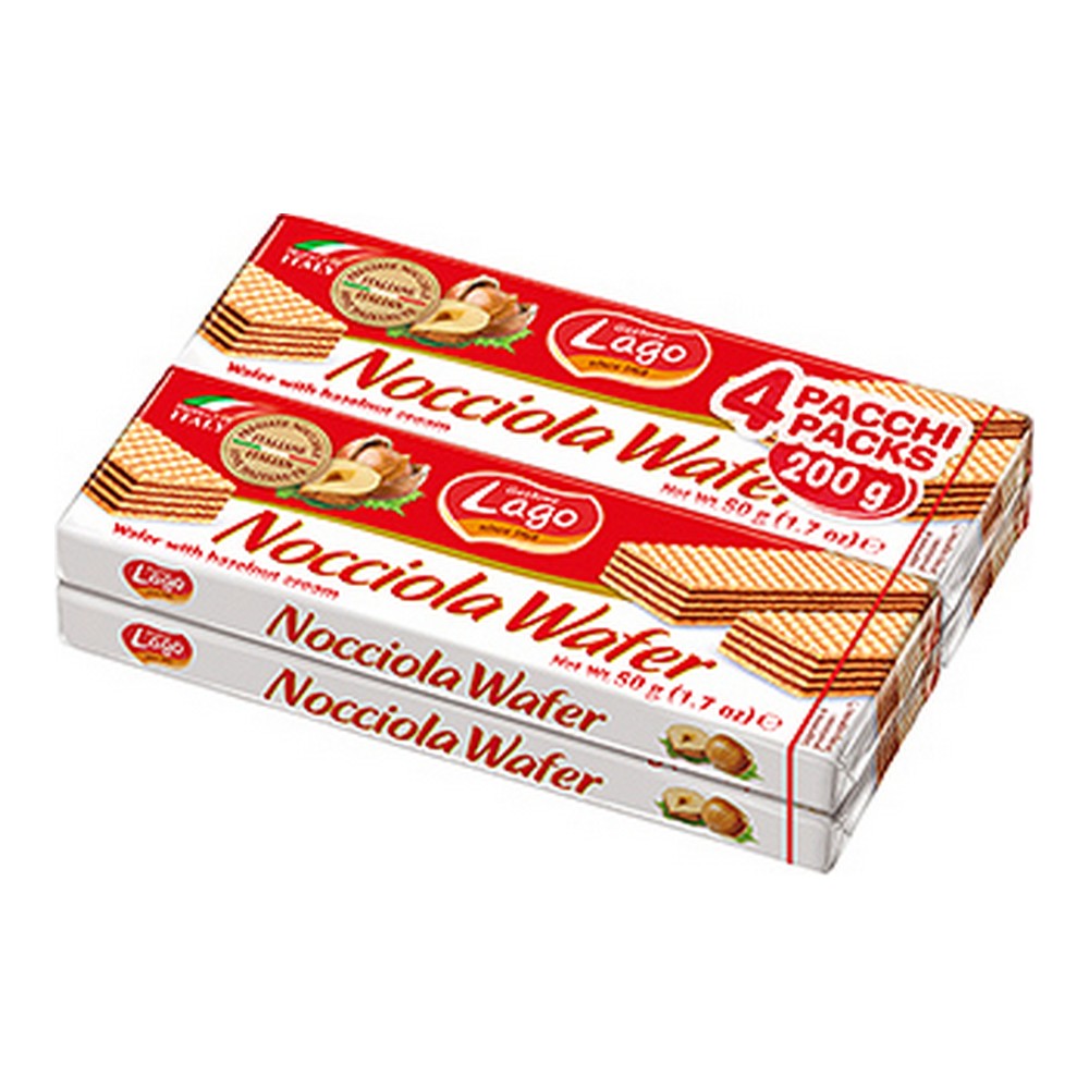Kakor Lago Waffers Nocciola (4 x 50 g)