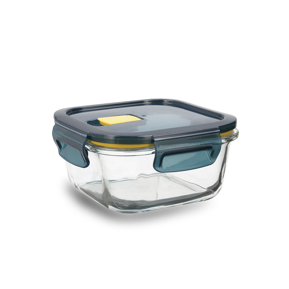 Hermetisk matlåda Quid Astral 520 ml Blå Glas 13,6 x 13,6 x 7 cm