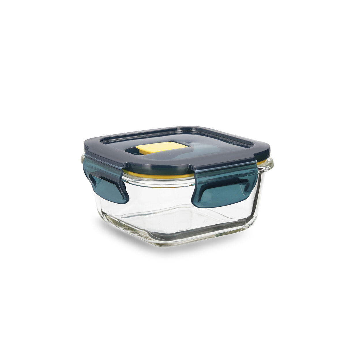Hermetisk matlåda Quid Astral 320 ml 11,6 x 11,6 x 6,3 cm Blå Glas