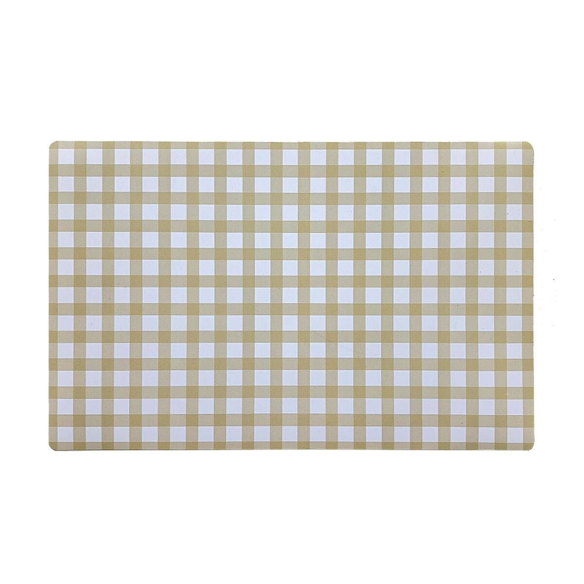 Bordsunderlägg Versa Vichy Beige polypropen 43 x 28 cm