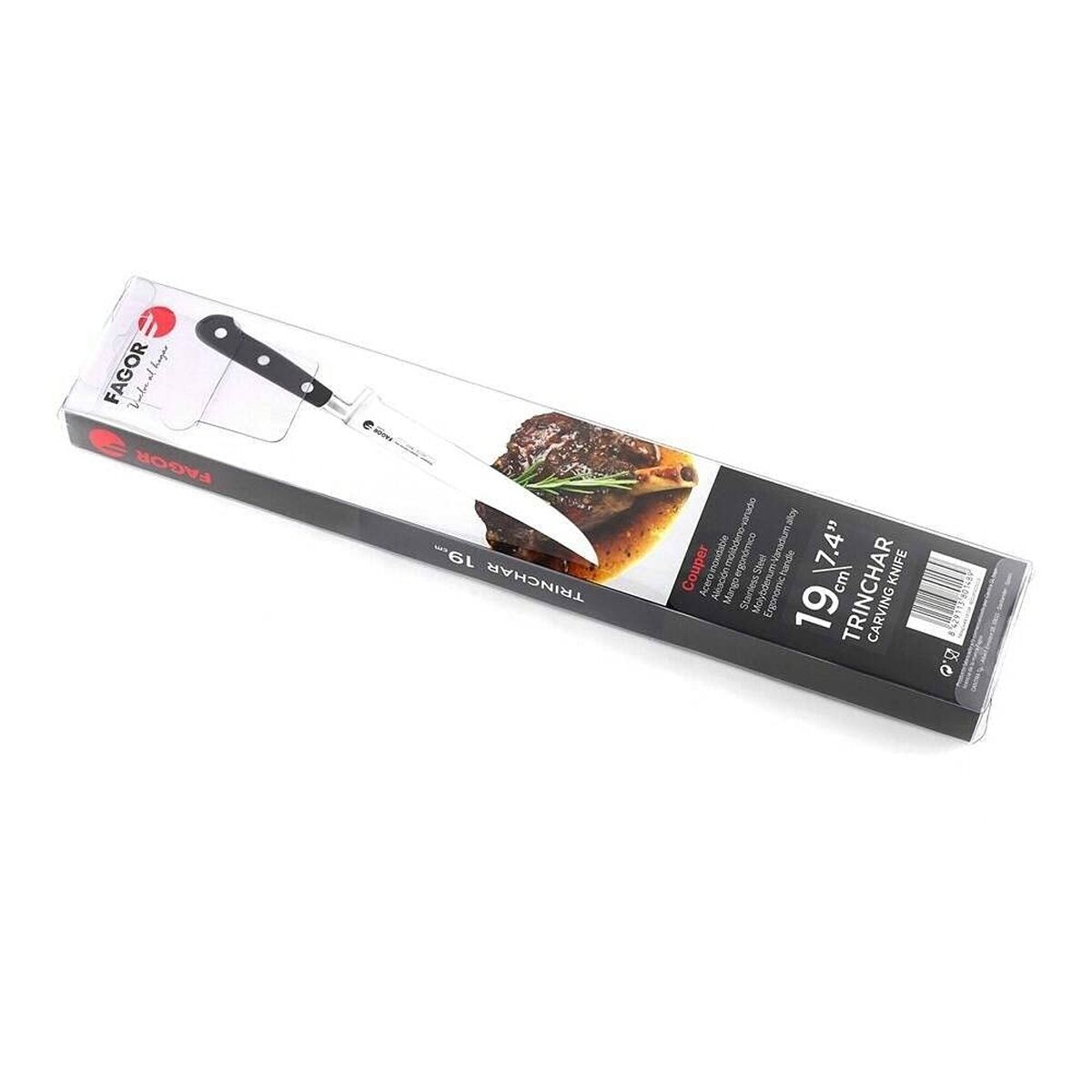 Förskärarkniv FAGOR Couper Rostfritt stål (19 cm) - 2