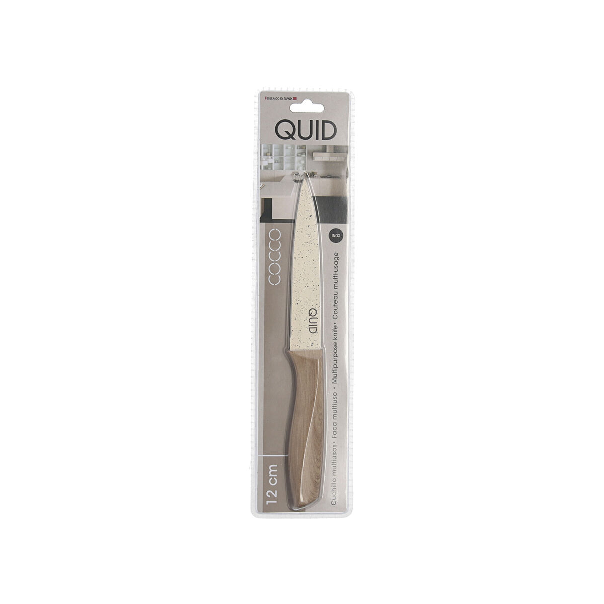 Kökskniv Quid Cocco Flera användningsområden Metall (12,5 cm) (Pack 12x) - 3