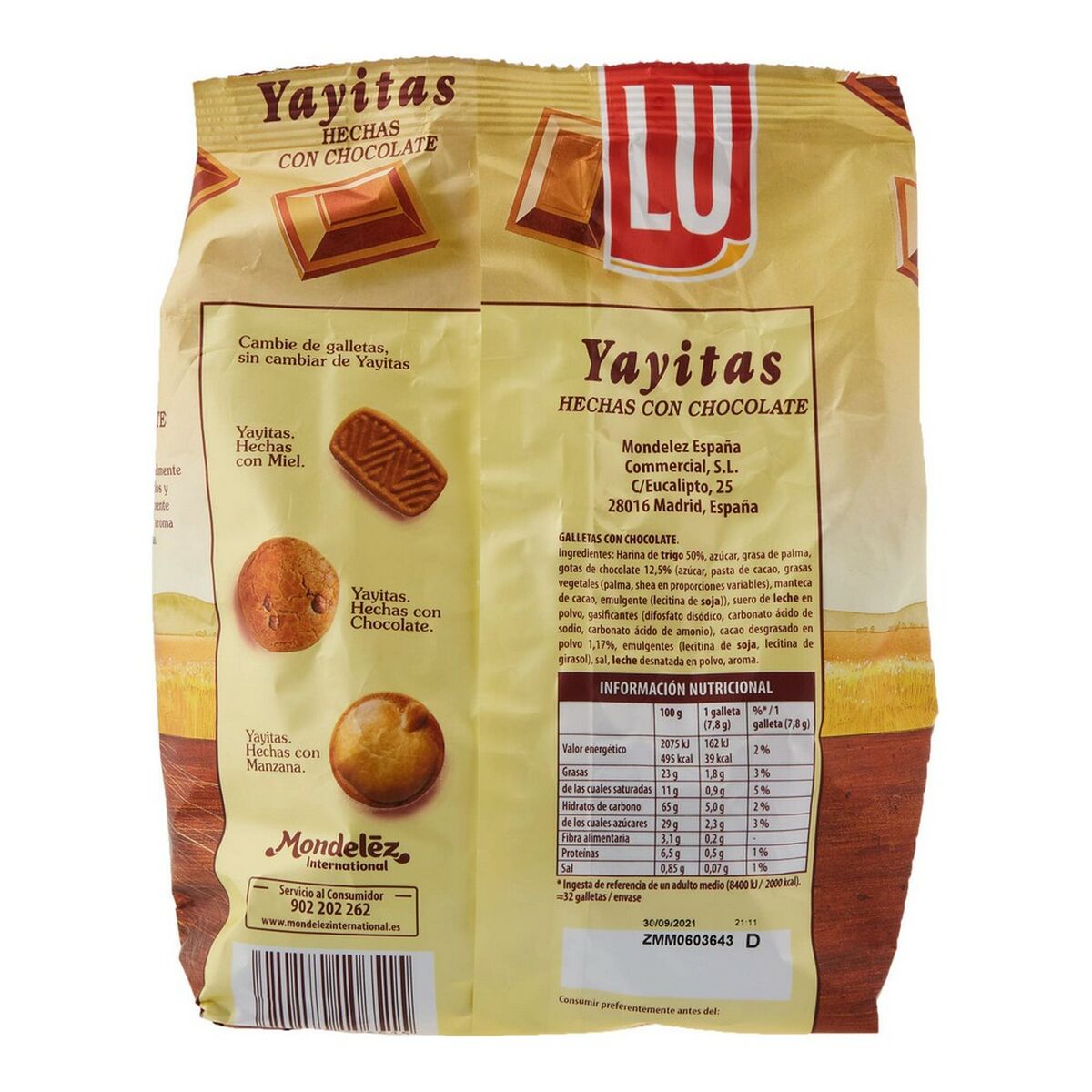 Kakor Lu Yayita Choklad (250 g) - 2