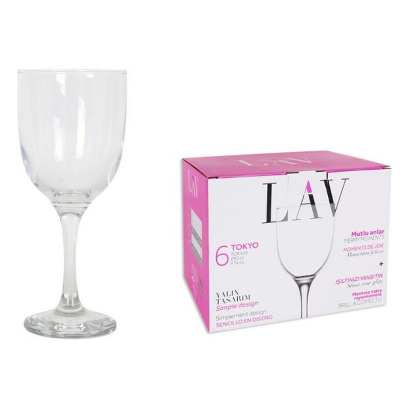 Glasset LAV Tokyo (6 uds) (290 ml) - 2