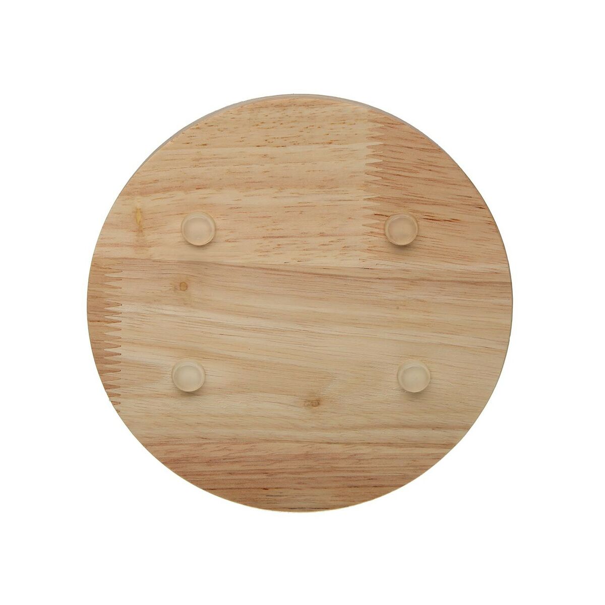 Hushållspappershållare Versa Vit Trä Gummiträ Stål Järn 15 x 33 x 15 cm - 2