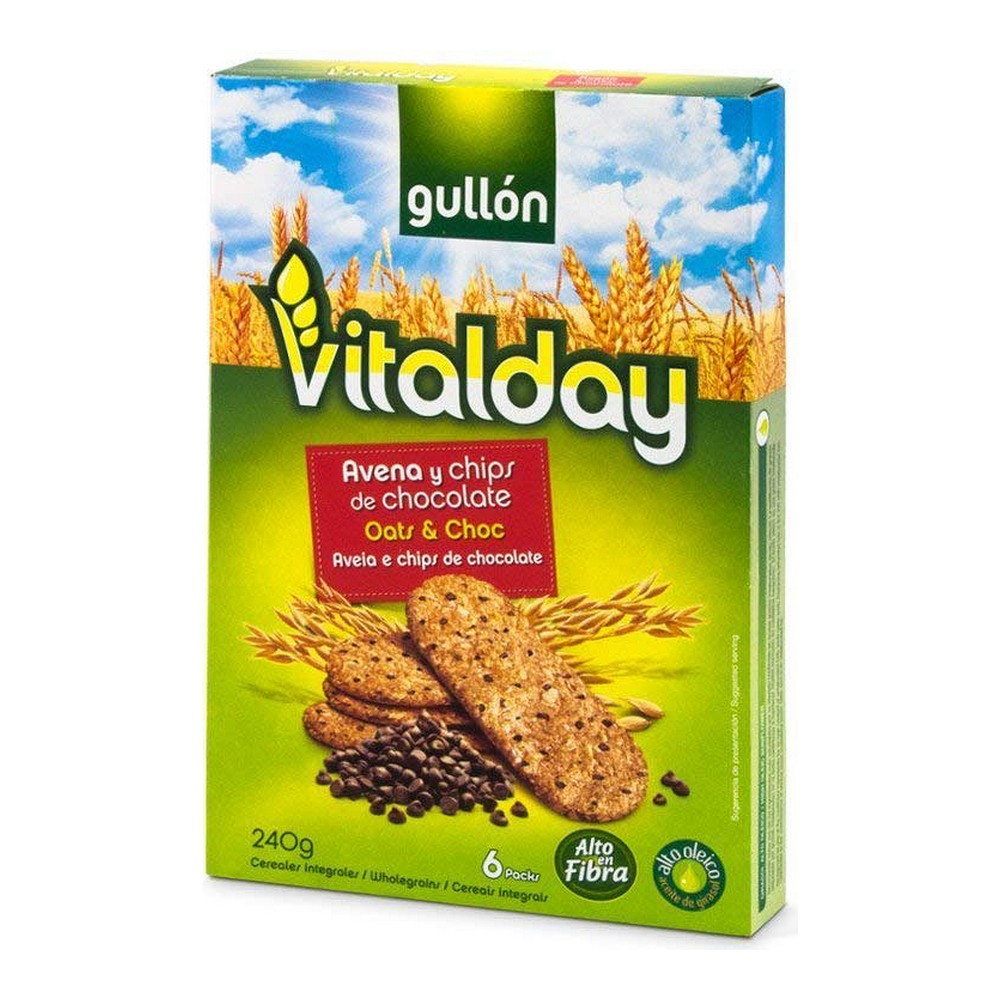 Kakor Gullón Vitalday Havregryn (240 g)