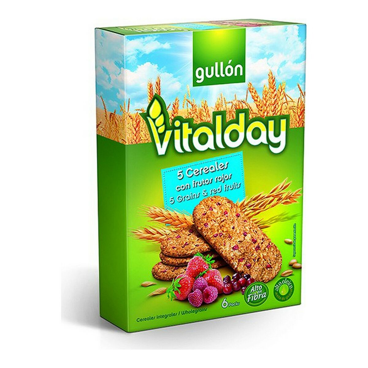 Kakor Gullón Vitalday Röda Bär (240 g) - 2