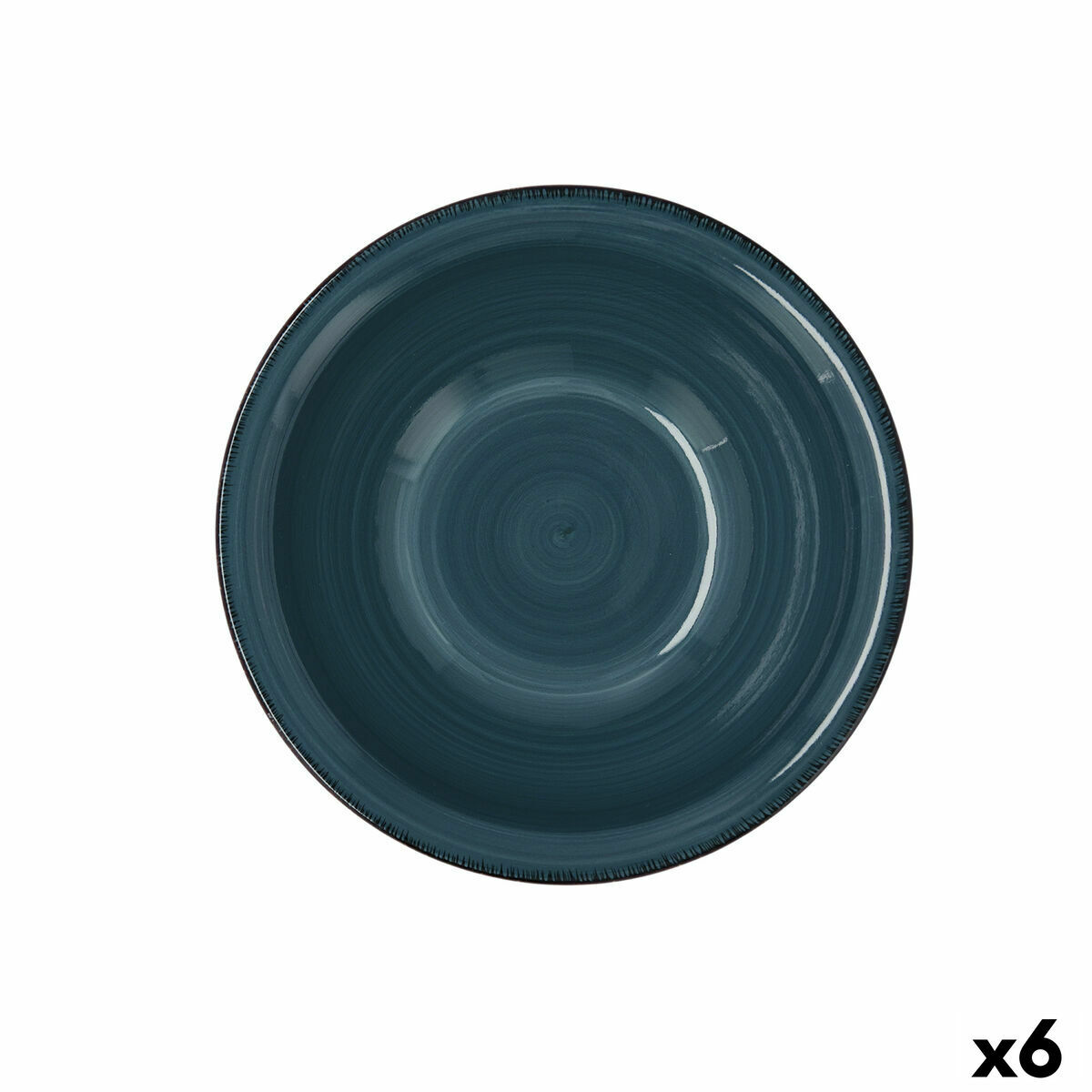Skål Quid Vita Keramik Blå (18 cm) (Pack 6x) - 7
