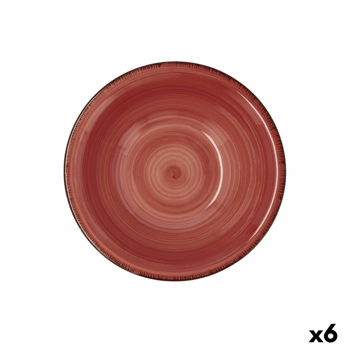 Skål Quid Vita Keramik Röd (18 cm) (Pack 6x) - 7