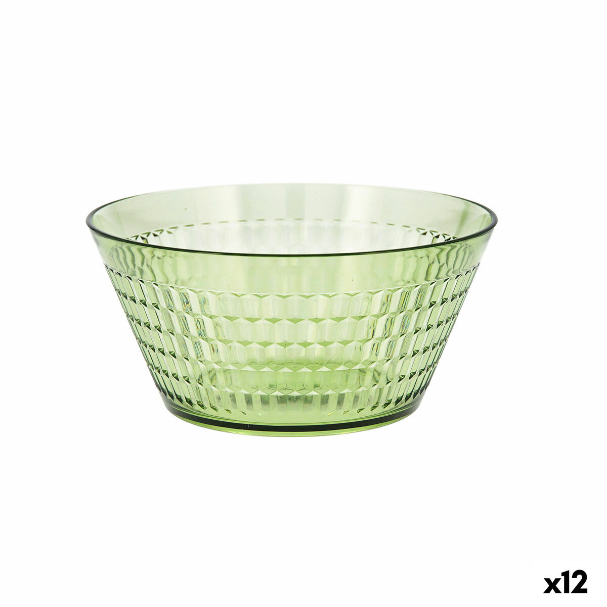 Skål Quid Viba Grön Plast Ø 18 cm (Pack 12x) - 2