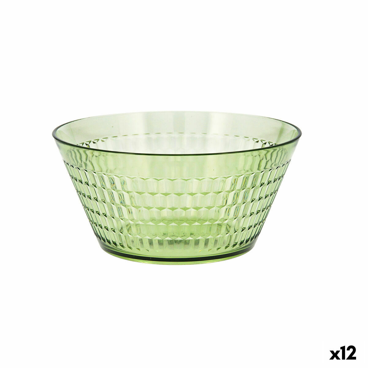 Skål Quid Viba Grön Plast Ø 18 cm (Pack 12x) - 4