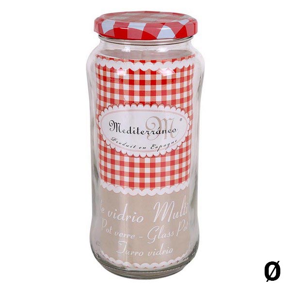 Burk La Mediterránea Med lock Glas 250 ml 580 ml, Kapacitet: 250 cc - 4