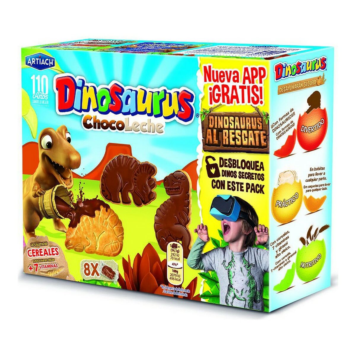 Chocolate Biscuits Artiach Dinosaurus (340 g) - 2