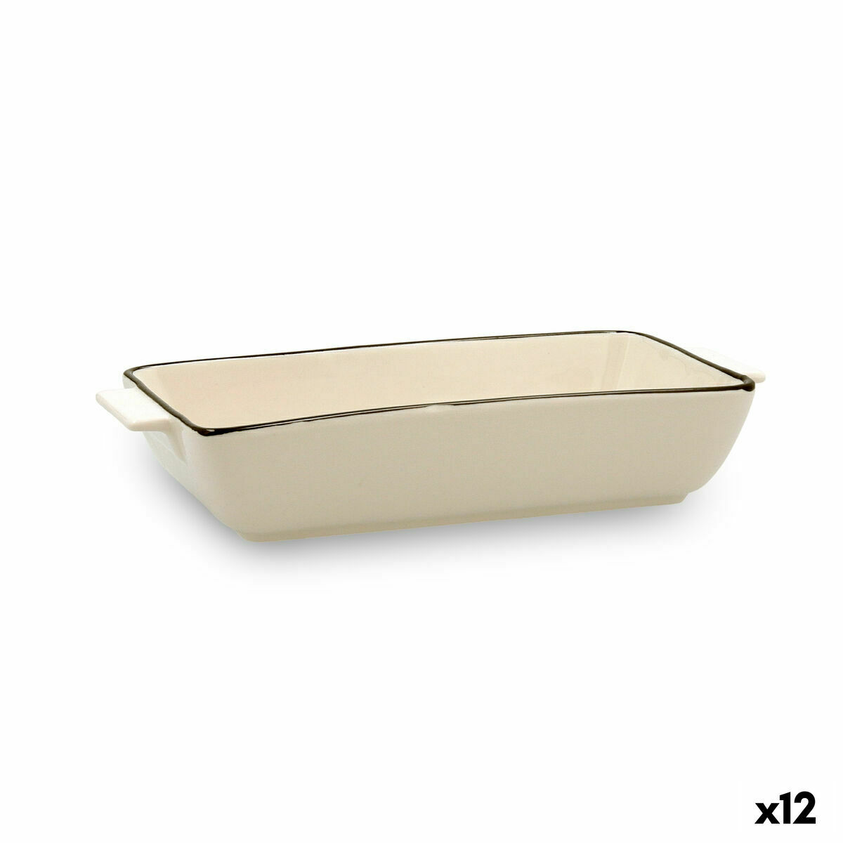 Kastrull Quid Cocco Keramik Vit (23 x 11 x 4,5 cm) (Pack 12x) - 6