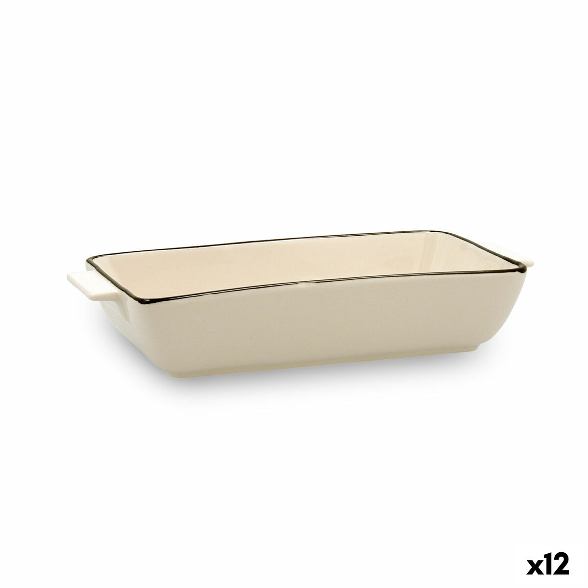 Kastrull Quid Cocco Keramik Vit (23 x 11 x 4,5 cm) (Pack 12x) - 3