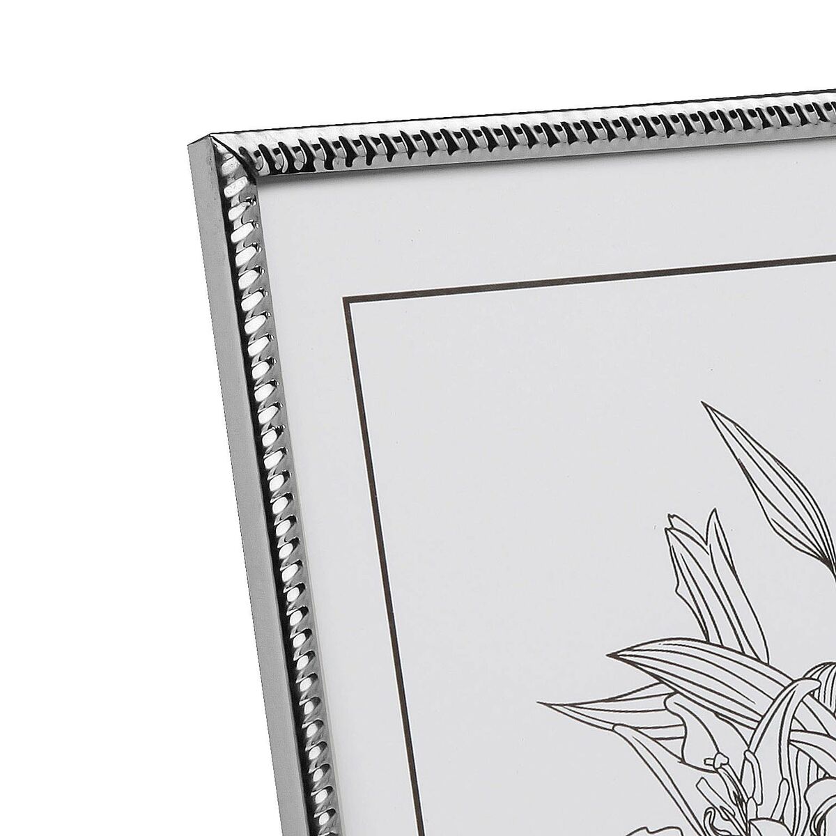 Fotoramar Versa Silvrig Metall Minimalistisk 1 x 20,5 x 15,5 cm - 2