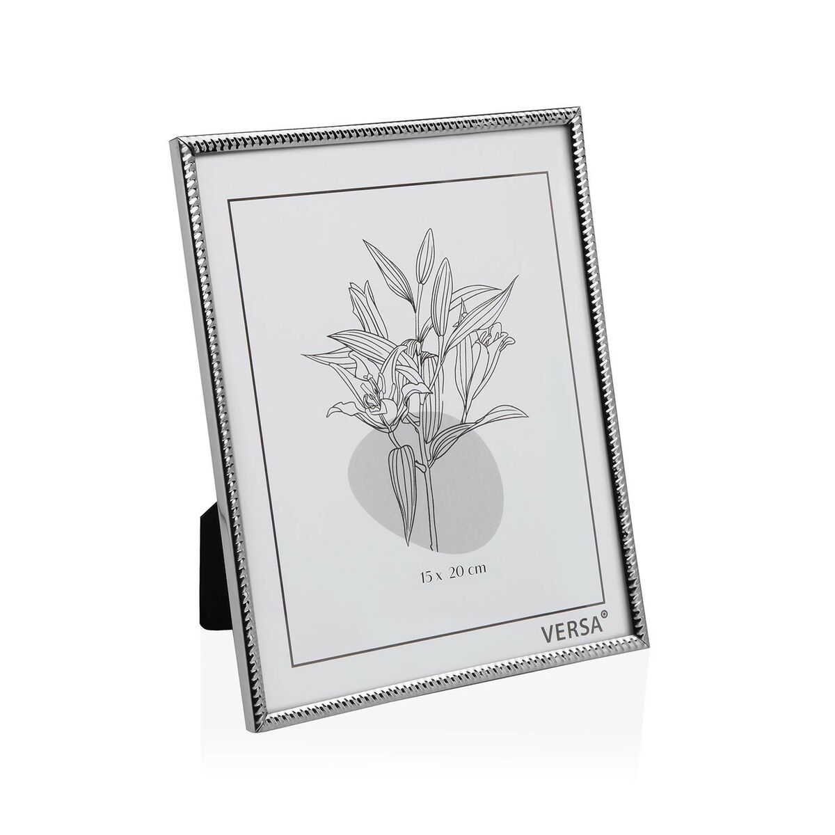 Fotoramar Versa Silvrig Metall Minimalistisk 1 x 20,5 x 15,5 cm