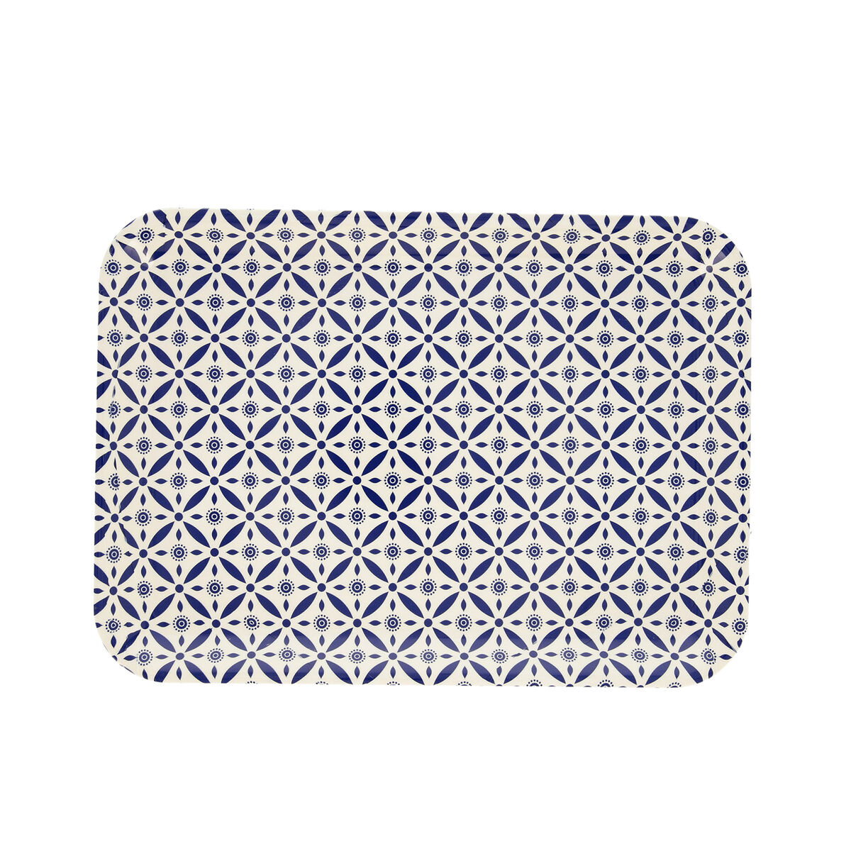 Bricka Quid Habitat Geometrisk Multicolour Plast 36 x 26 x 2 cm (12 antal) (Pack 12x)