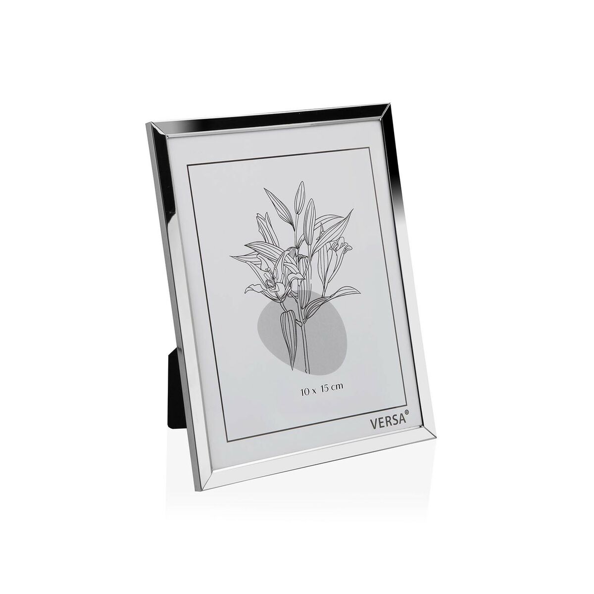 Fotoramar Versa Silvrig Metall Minimalistisk 1 x 15,5 x 10,5 cm