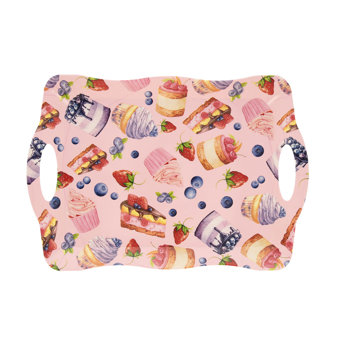 Bricka Quid Habitat Bakverk Plast Multicolour (38 x 27 x 2,2 cm) (Pack 12x)
