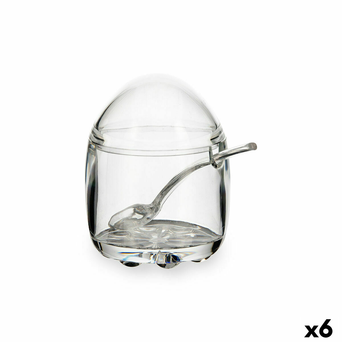 Sockerströare Quid Tu y Yo Plast (8 x 8 x 10,5 cm) (Pack 6x) - 4