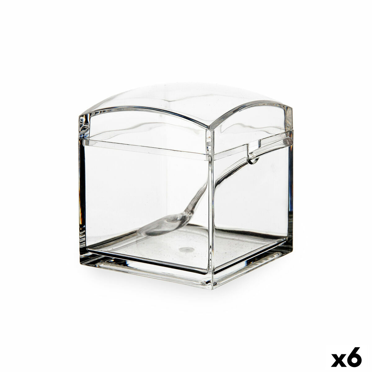 Sockerströare Quid Tu y Yo Plast (8,5 x 8,5 10 cm) (Pack 6x) - 2