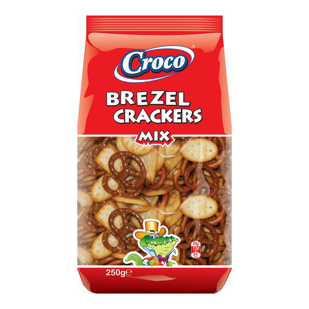 Kakor Croco Brezel & Crakers (250 g)